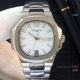 Fake Patek Philippe Nautilus QUARTZ Watches SS Black Face (2)_th.jpg